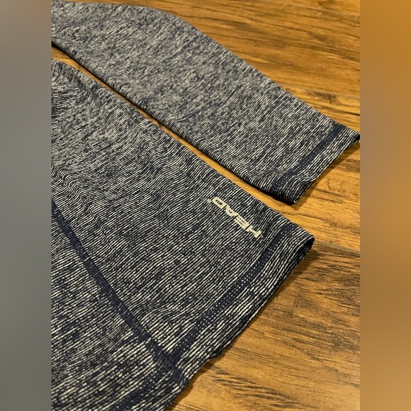 Head 3/4 zipper pullover athletic long sleeve shirt BNWOT navy blue stripes LRG - Picture 6 of 6